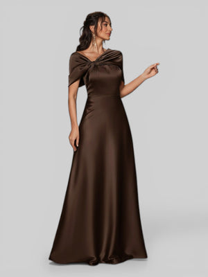 Vestido de Festa Longo Assimétrico