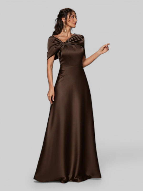 Vestido de Festa Longo Assimétrico