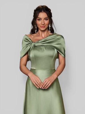 Vestido de Festa Longo Assimétrico