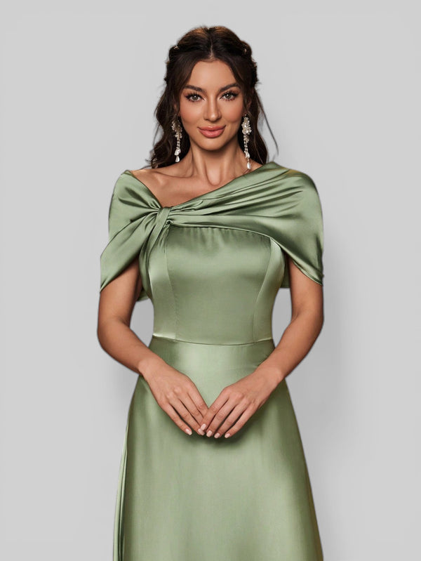 Vestido de Festa Longo Assimétrico