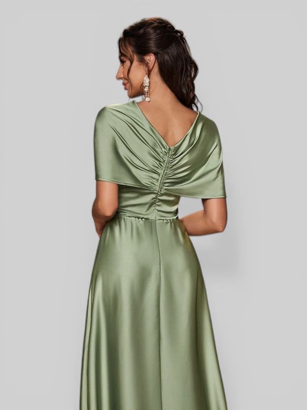 Vestido de Festa Longo Assimétrico