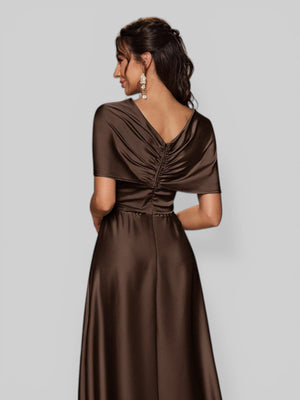 Vestido de Festa Longo Assimétrico