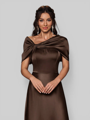 Vestido de Festa Longo Assimétrico