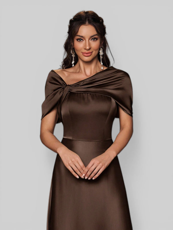 Vestido de Festa Longo Assimétrico