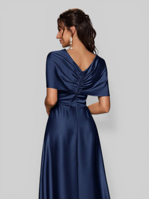 Vestido de Festa Longo Assimétrico