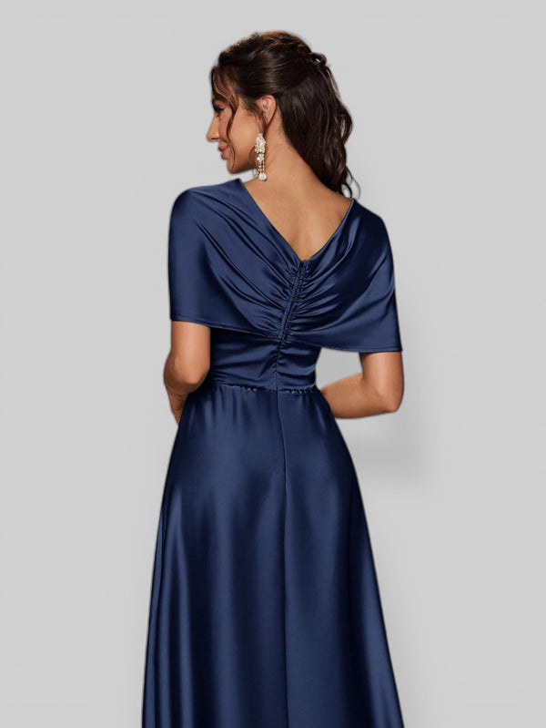Vestido de Festa Longo Assimétrico