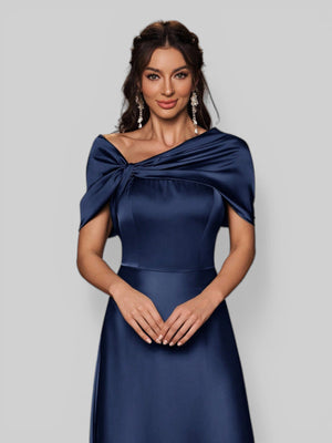 Vestido de Festa Longo Assimétrico