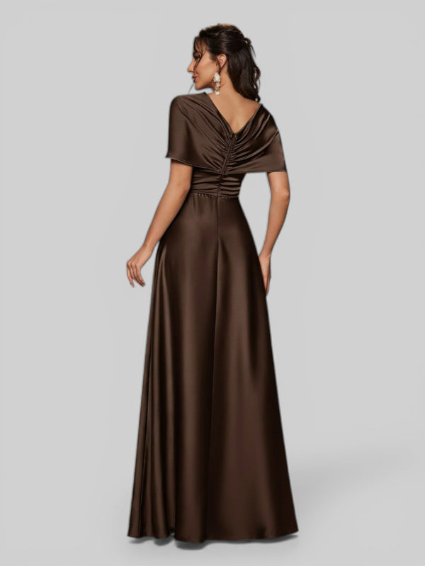 Vestido de Festa Longo Assimétrico