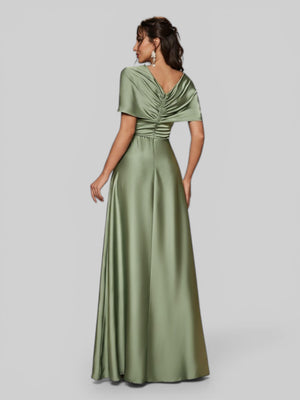 Vestido de Festa Longo Assimétrico
