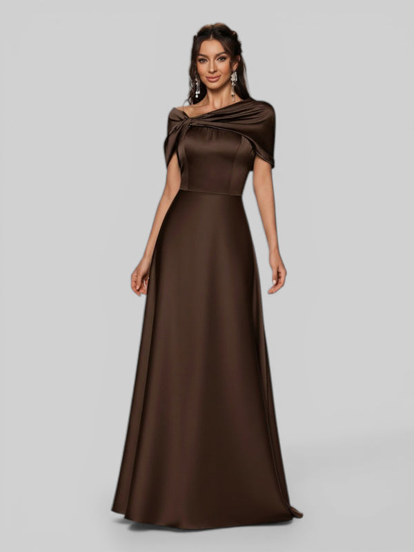 Vestido de Festa Longo Assimétrico