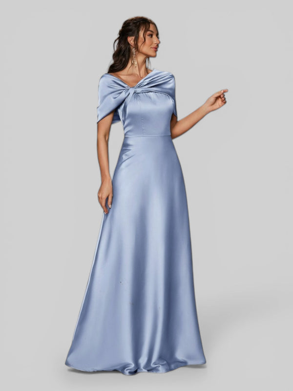 Vestido de Festa Longo Assimétrico