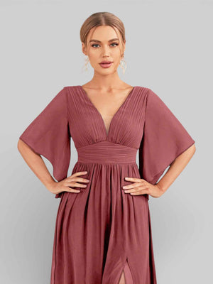 Vestido de Festa Longo Aurea Marine