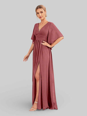 Vestido de Festa Longo Aurea Marine