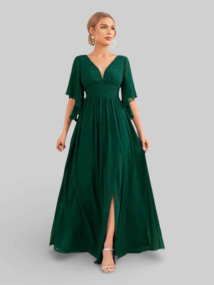 Vestido de Festa Longo Aurea Marine