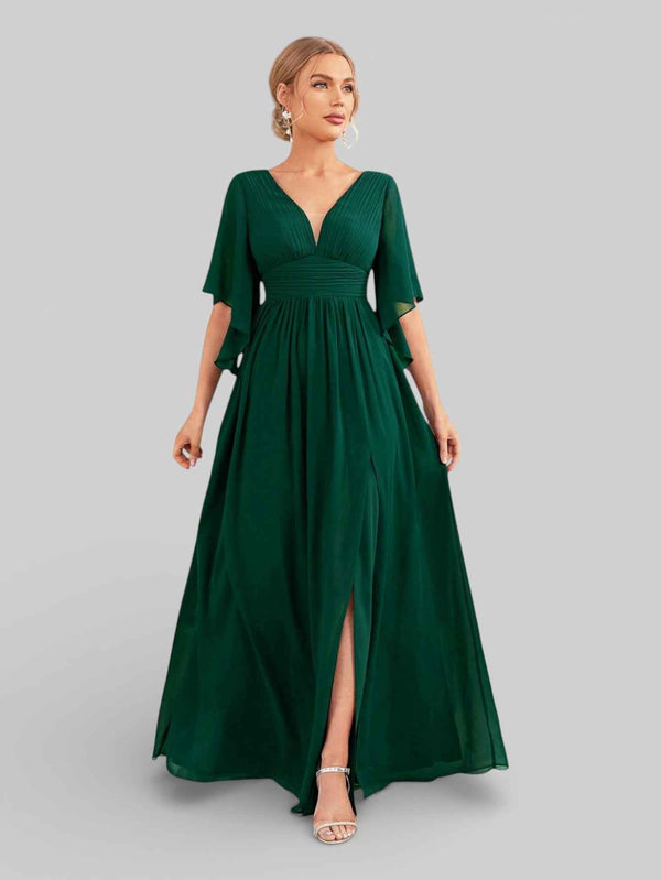 Vestido de Festa Longo Aurea Marine
