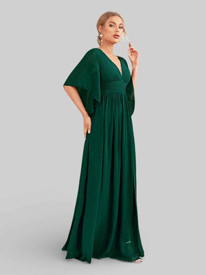 Vestido de Festa Longo Aurea Marine