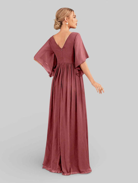 Vestido de Festa Longo Aurea Marine