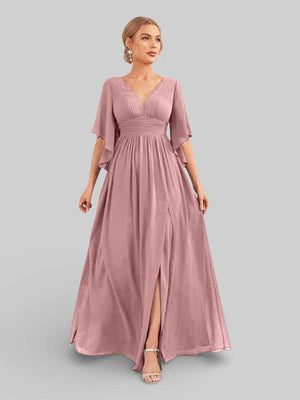 Vestido de Festa Longo Aurea Marine