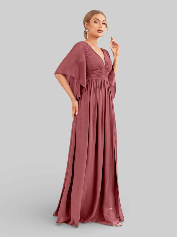 Vestido de Festa Longo Aurea Marine
