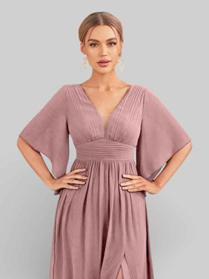 Vestido de Festa Longo Aurea Marine