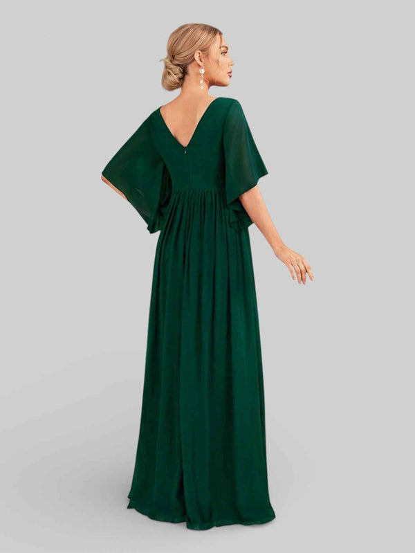 Vestido de Festa Longo Aurea Marine