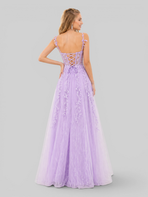 Vestido de Festa Longo Bordado com Fenda Debut