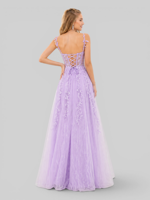 Vestido de Festa Longo Bordado com Fenda Debut