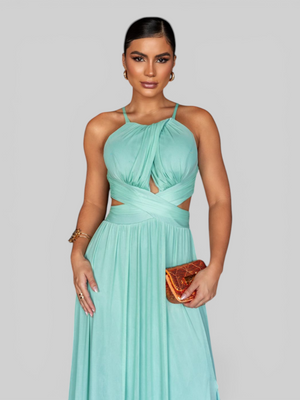 Vestido de Festa Longo Chic Atemporal