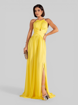 Vestido de Festa Longo Chic Atemporal