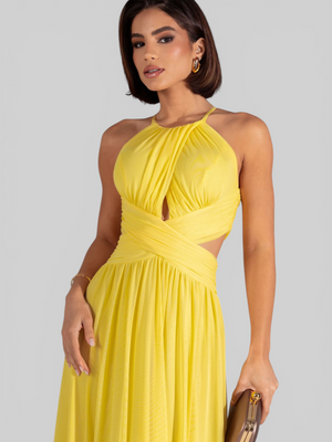 Vestido de Festa Longo Chic Atemporal