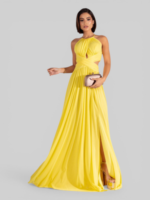 Vestido de Festa Longo Chic Atemporal