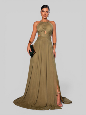 Vestido de Festa Longo Chic Atemporal