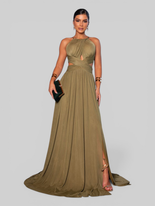 Vestido de Festa Longo Chic Atemporal