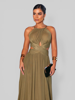 Vestido de Festa Longo Chic Atemporal