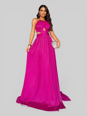 Vestido de Festa Longo Chic Atemporal