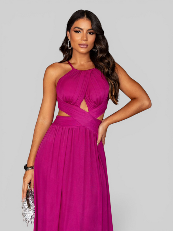 Vestido de Festa Longo Chic Atemporal
