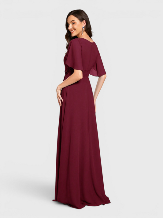 Vestido de Festa Longo Plus Size com Bordado Austin New