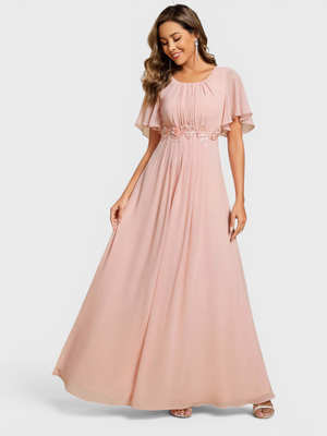 Vestido de Festa Longo Plus Size com Bordado Austin New