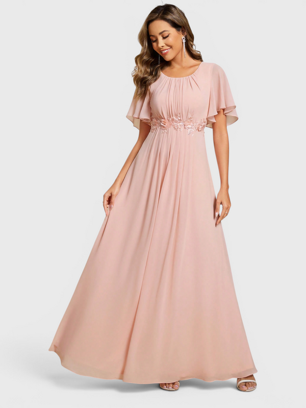 Vestido de Festa Longo Plus Size com Bordado Austin New