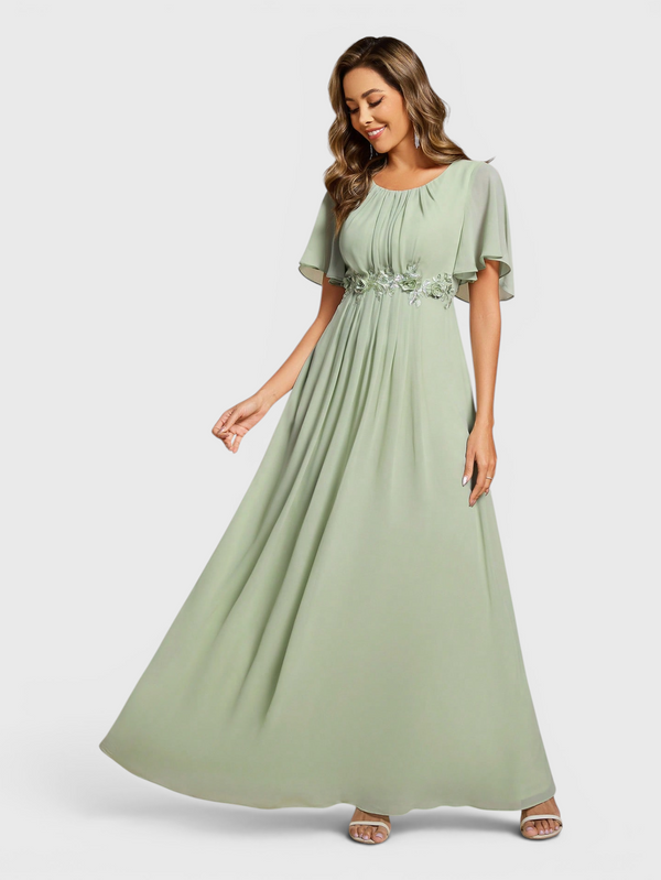 Vestido de Festa Longo Plus Size com Bordado Austin New