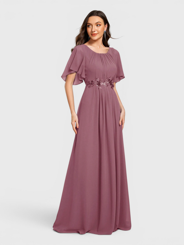 Vestido de Festa Longo Plus Size com Bordado Austin New