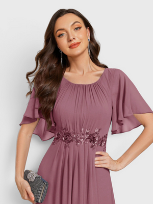 Vestido de Festa Longo Plus Size com Bordado Austin New