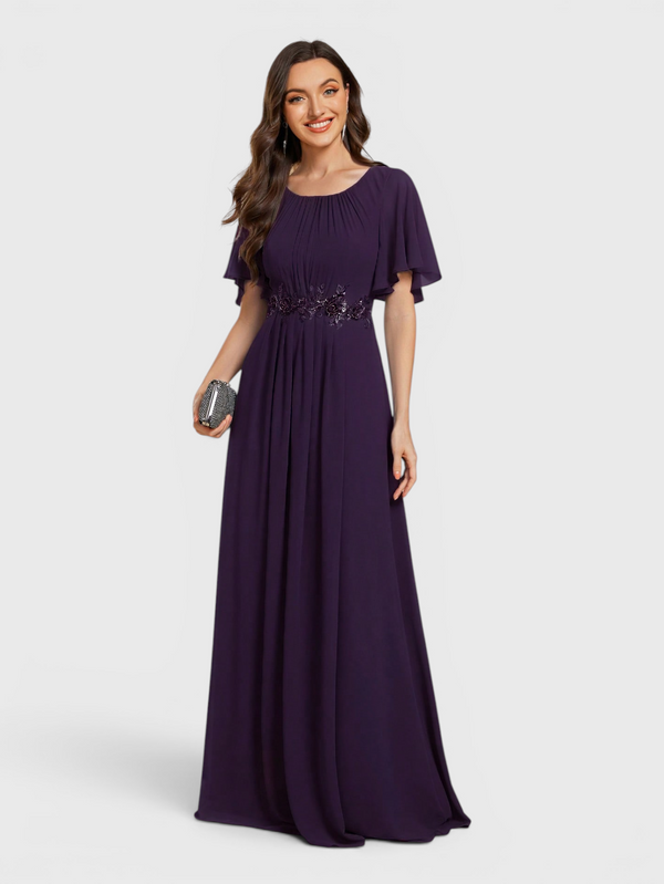 Vestido de Festa Longo Plus Size com Bordado Austin New