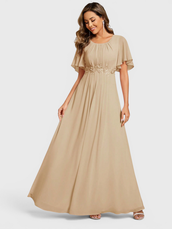 Vestido de Festa Longo Plus Size com Bordado Austin New