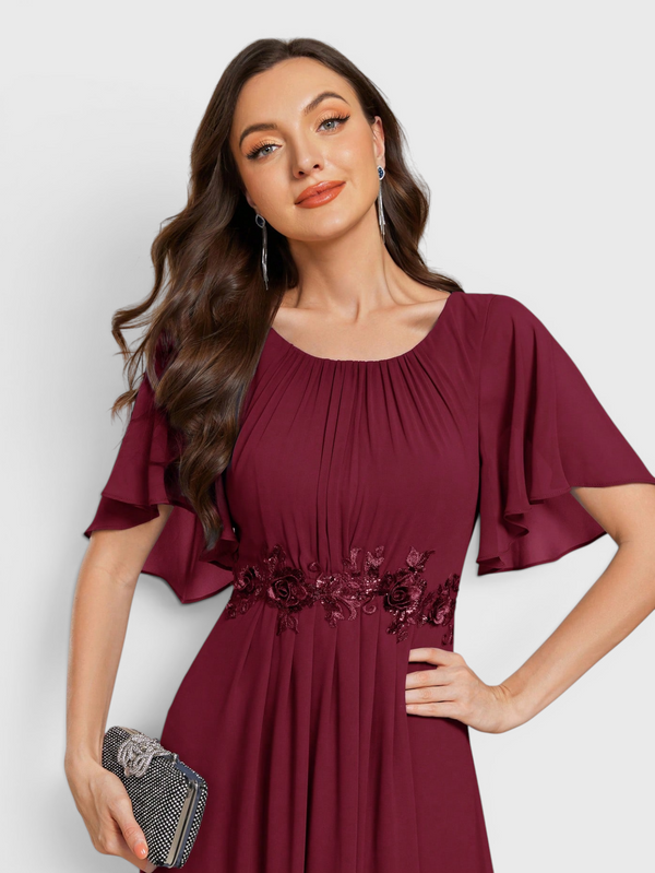 Vestido de Festa Longo Plus Size com Bordado Austin New