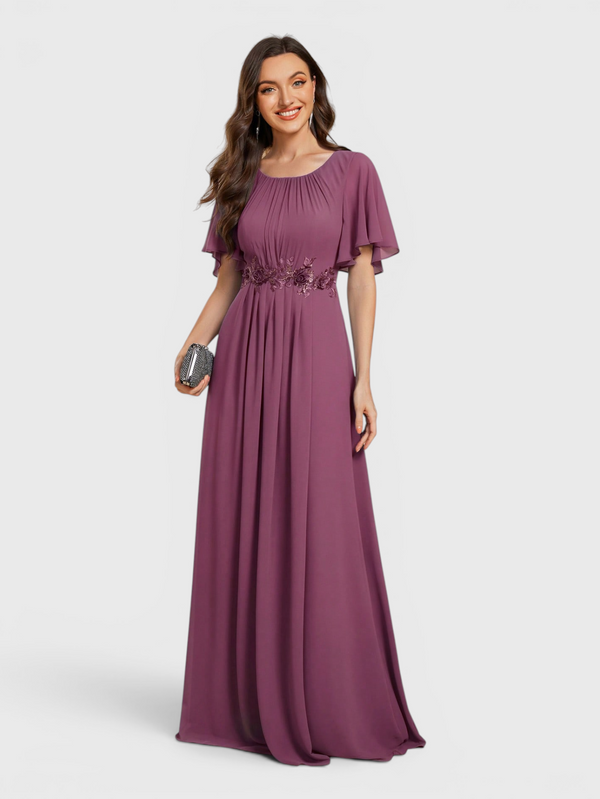 Vestido de Festa Longo Plus Size com Bordado Austin New