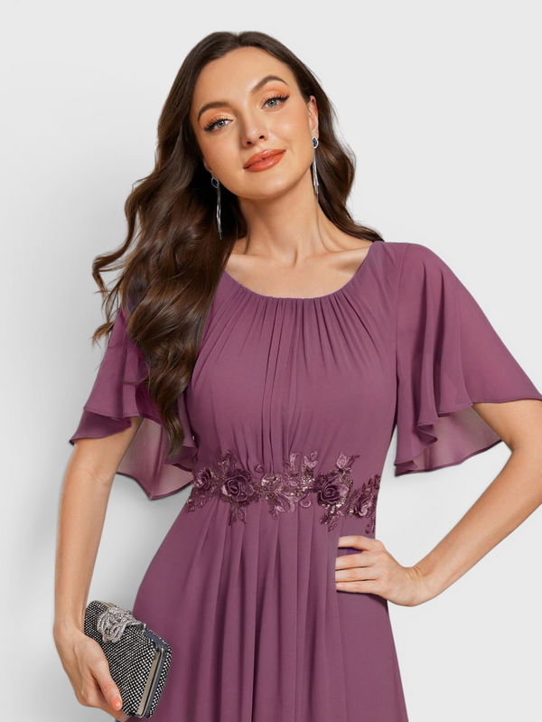 Vestido de Festa Longo Plus Size com Bordado Austin New