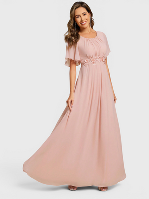 Vestido de Festa Longo Plus Size com Bordado Austin New