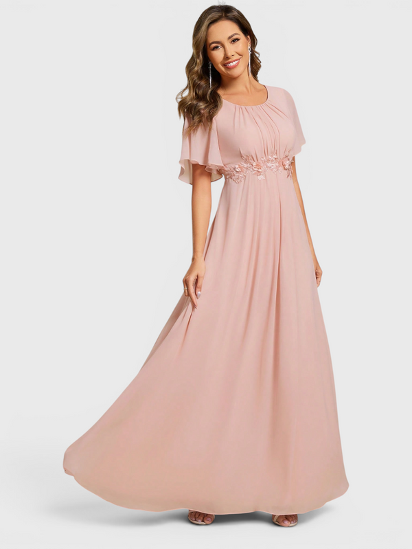 Vestido de Festa Longo Plus Size com Bordado Austin New