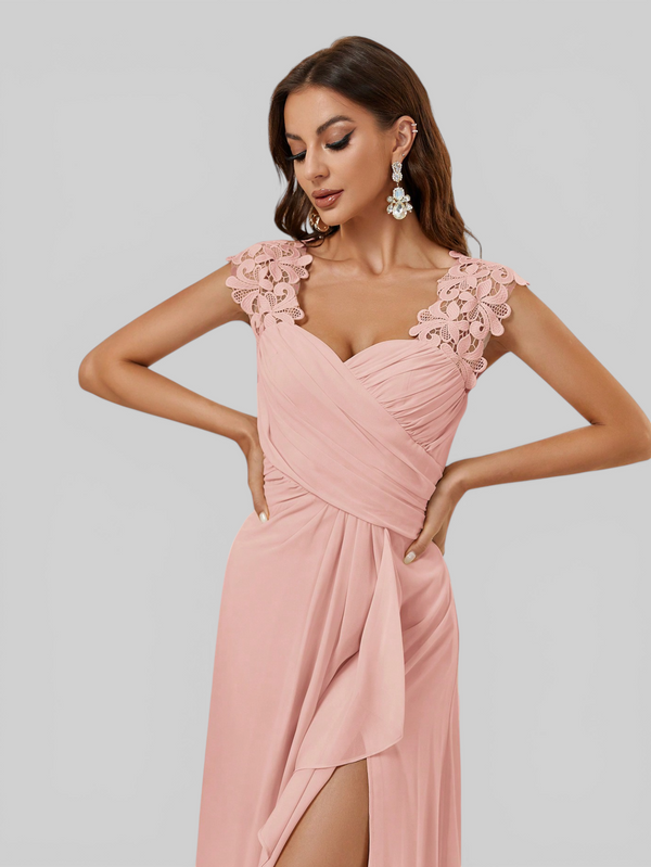 Vestido de Festa Longo Renda Majeste